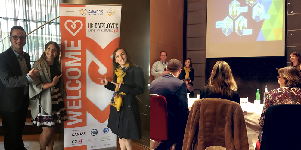 Presenting at the awards