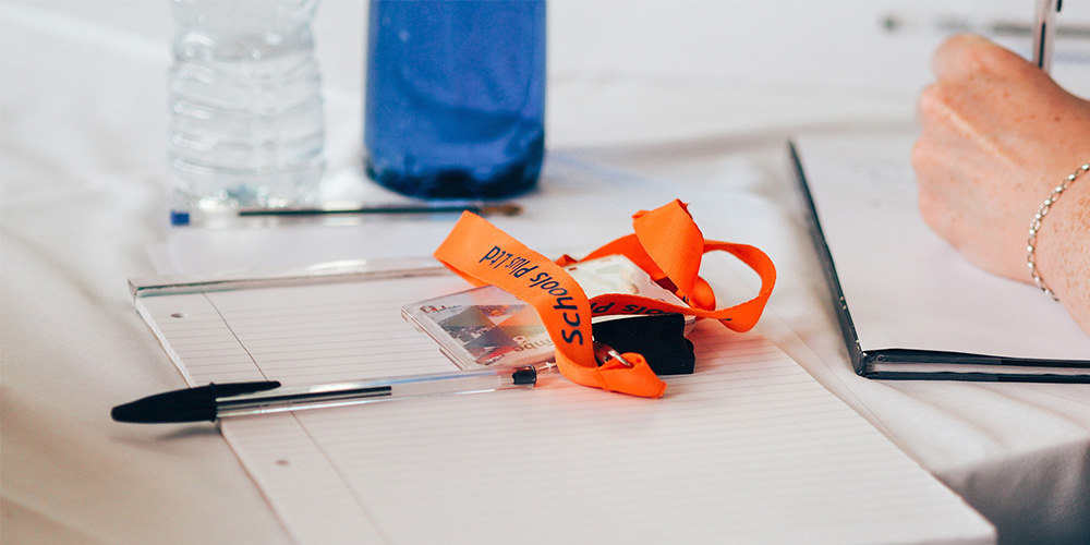Pen laying on the table