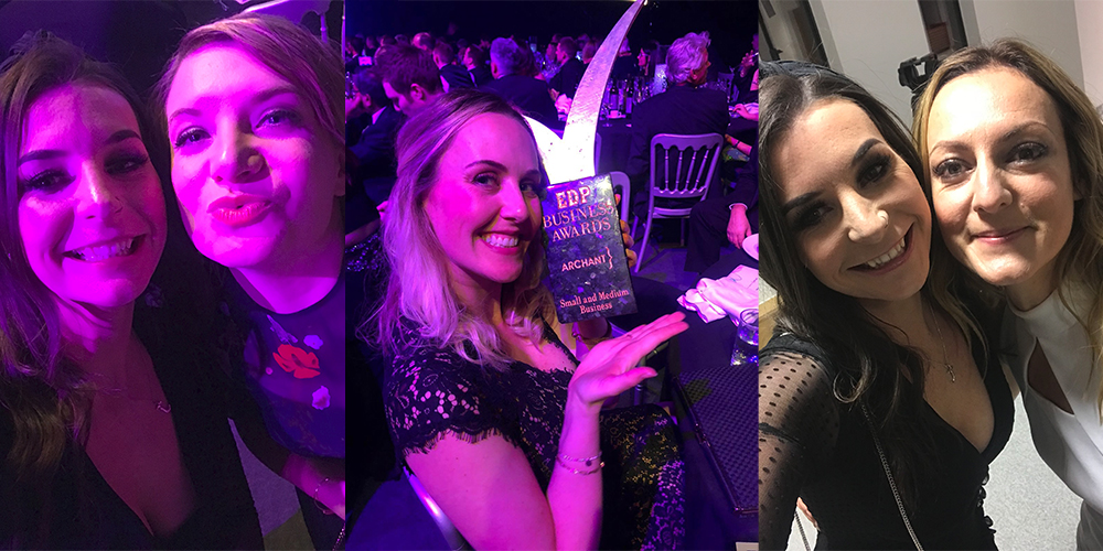 Collection of selfies