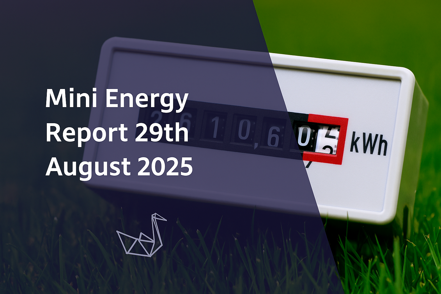 Mini Energy Report 29th August 2025